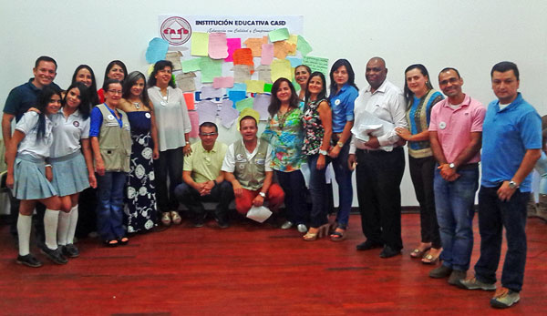Docentes participantes en el Día E de la Familia CASD
